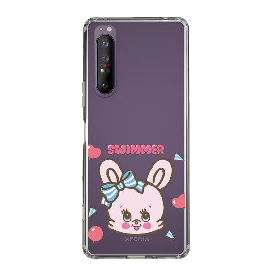 スリムプロテクションケース［ SWIMMER - フェイス - リバニー ］