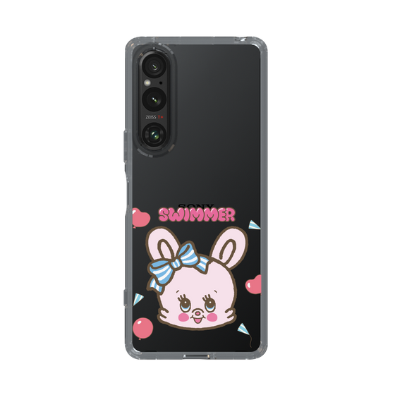 スリムプロテクションケース［ SWIMMER - フェイス - リバニー ］