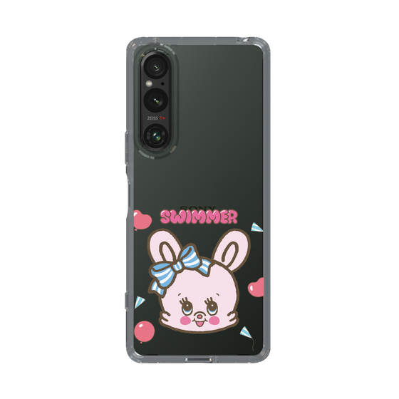 スリムプロテクションケース［ SWIMMER - フェイス - リバニー ］