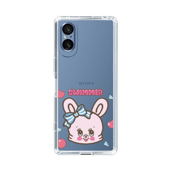 スリムプロテクションケース［ SWIMMER - フェイス - リバニー ］