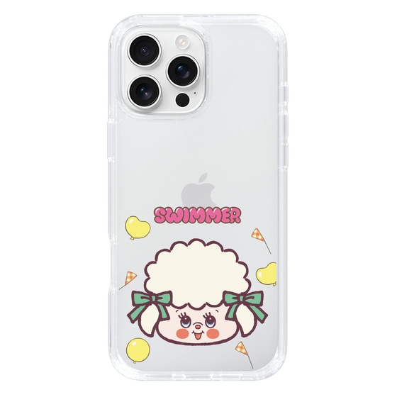 スリムプロテクションケース［ SWIMMER - フェイス - ラッフィー ］