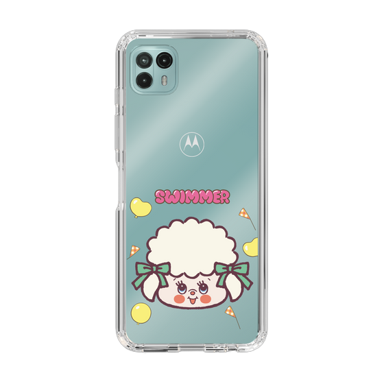 スリムプロテクションケース［ SWIMMER - フェイス - ラッフィー ］