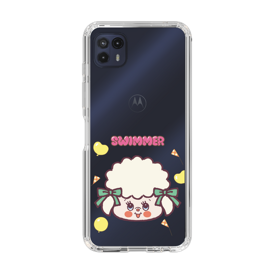 スリムプロテクションケース［ SWIMMER - フェイス - ラッフィー ］