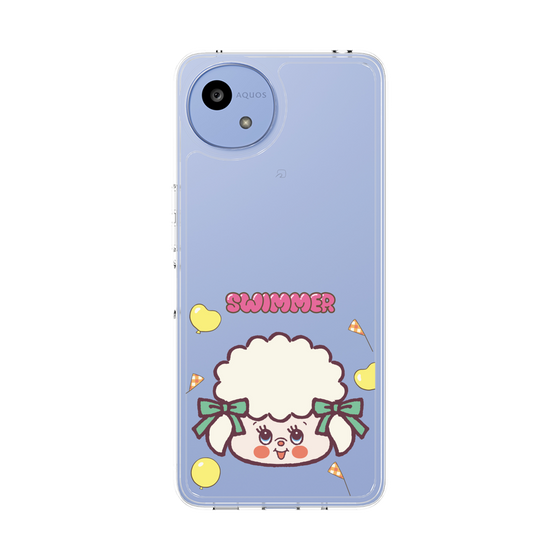 スリムプロテクションケース［ SWIMMER - フェイス - ラッフィー ］