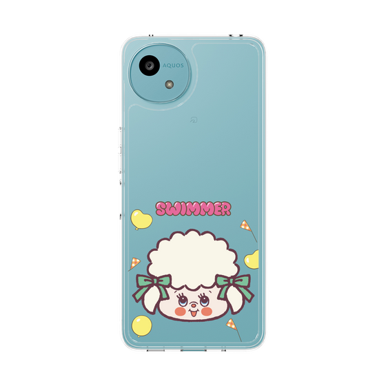 スリムプロテクションケース［ SWIMMER - フェイス - ラッフィー ］