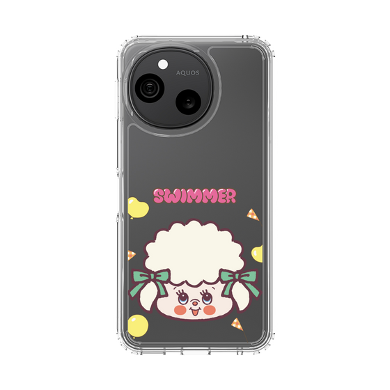 スリムプロテクションケース［ SWIMMER - フェイス - ラッフィー ］