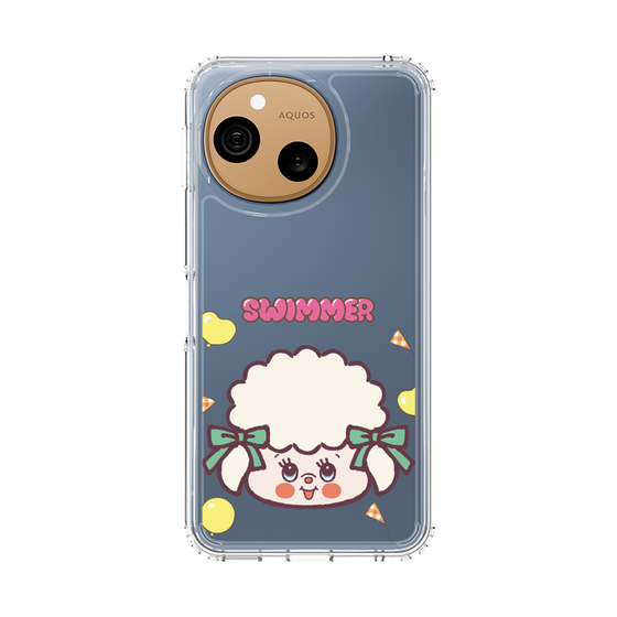 スリムプロテクションケース［ SWIMMER - フェイス - ラッフィー ］