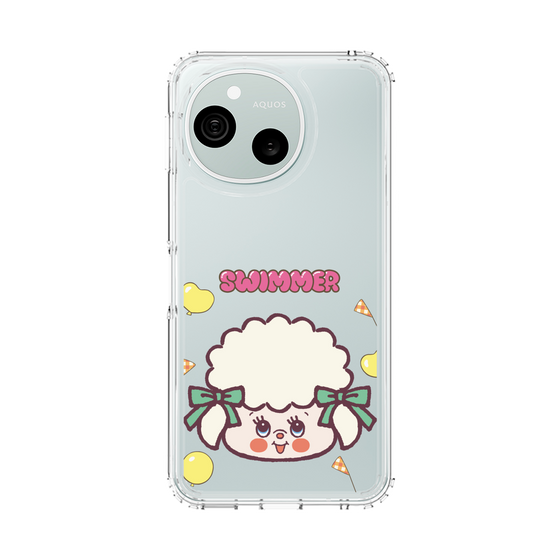スリムプロテクションケース［ SWIMMER - フェイス - ラッフィー ］