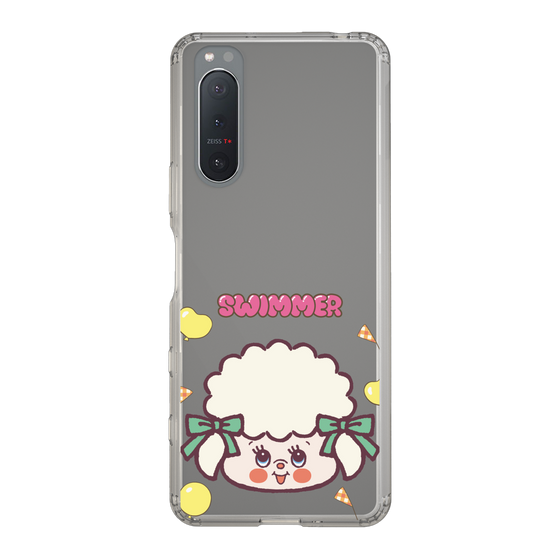 スリムプロテクションケース［ SWIMMER - フェイス - ラッフィー ］
