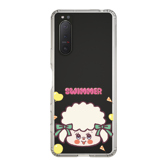 スリムプロテクションケース［ SWIMMER - フェイス - ラッフィー ］