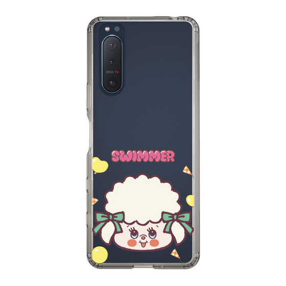 スリムプロテクションケース［ SWIMMER - フェイス - ラッフィー ］