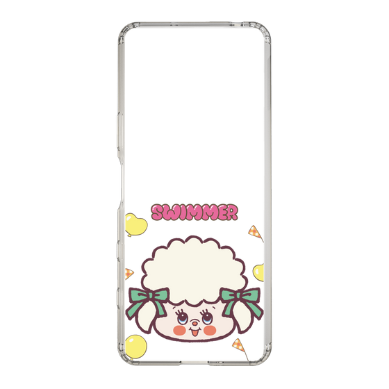 スリムプロテクションケース［ SWIMMER - フェイス - ラッフィー ］