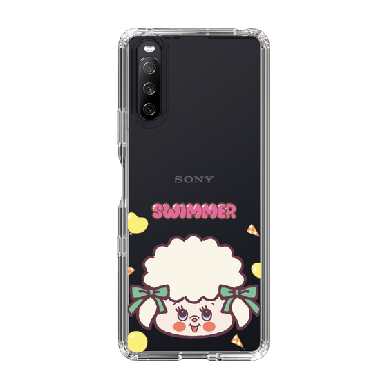 スリムプロテクションケース［ SWIMMER - フェイス - ラッフィー ］