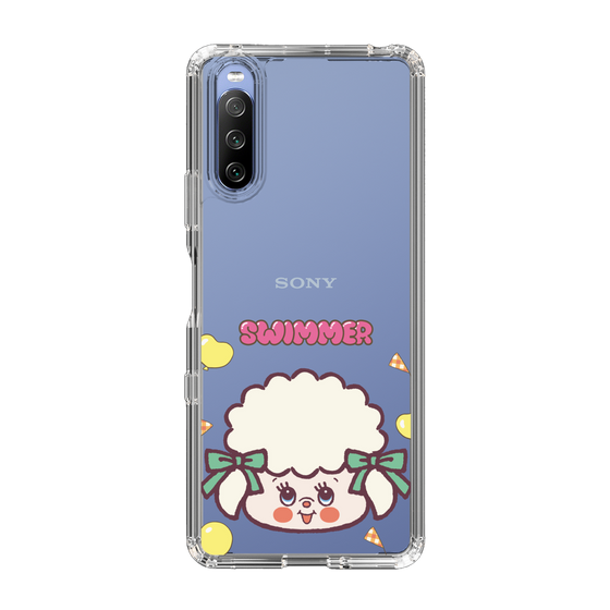 スリムプロテクションケース［ SWIMMER - フェイス - ラッフィー ］