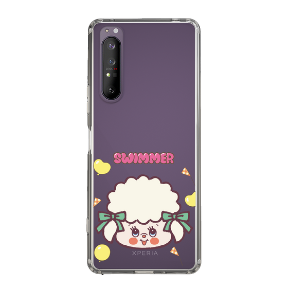 スリムプロテクションケース［ SWIMMER - フェイス - ラッフィー ］