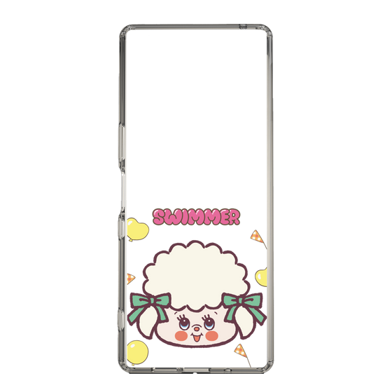 スリムプロテクションケース［ SWIMMER - フェイス - ラッフィー ］