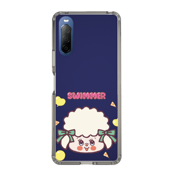 スリムプロテクションケース［ SWIMMER - フェイス - ラッフィー ］