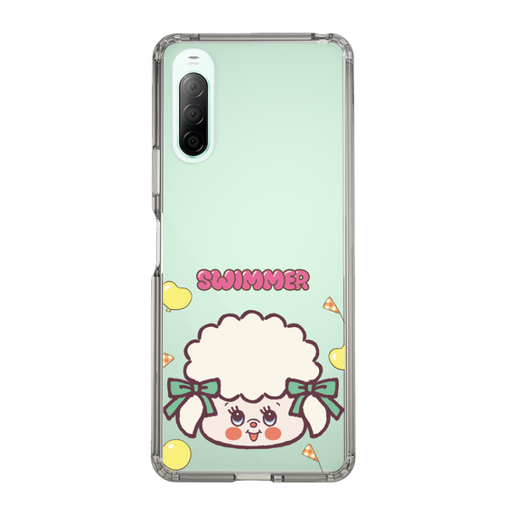 スリムプロテクションケース［ SWIMMER - フェイス - ラッフィー ］