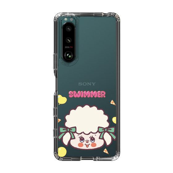 スリムプロテクションケース［ SWIMMER - フェイス - ラッフィー ］