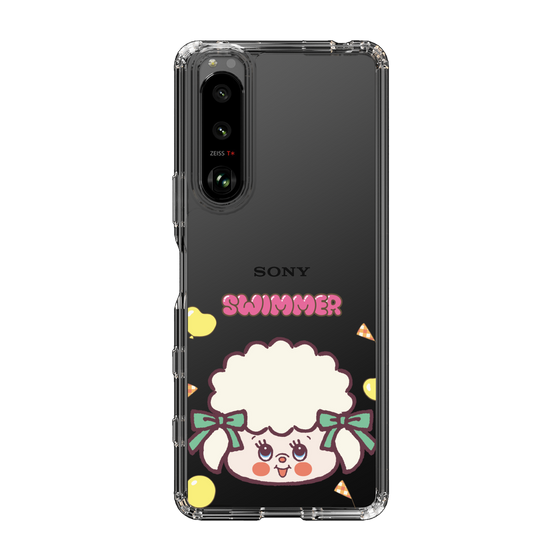 スリムプロテクションケース［ SWIMMER - フェイス - ラッフィー ］