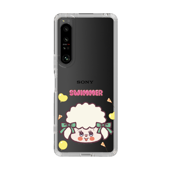 スリムプロテクションケース［ SWIMMER - フェイス - ラッフィー ］