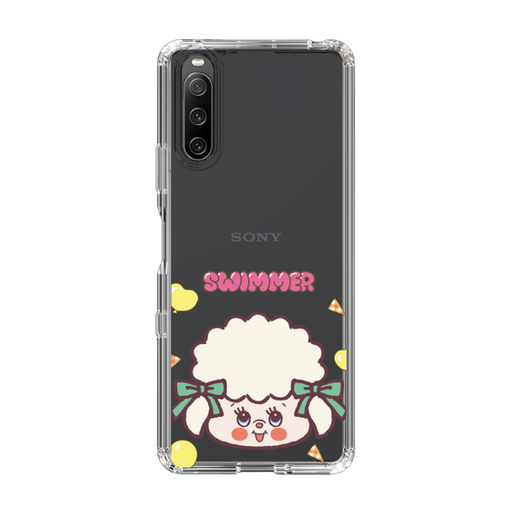 スリムプロテクションケース［ SWIMMER - フェイス - ラッフィー ］