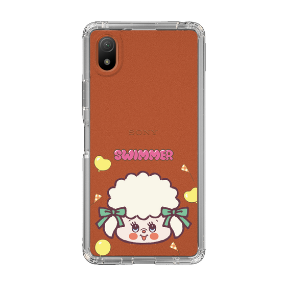 スリムプロテクションケース［ SWIMMER - フェイス - ラッフィー ］