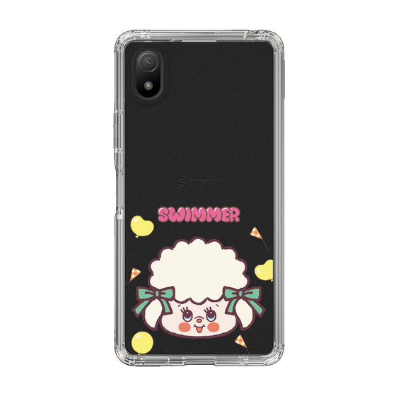 スリムプロテクションケース［ SWIMMER - フェイス - ラッフィー ］