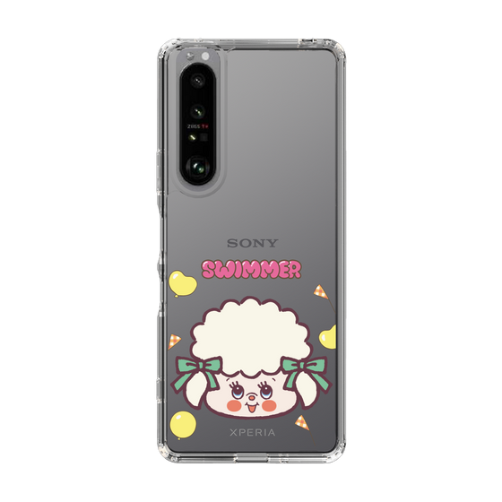 スリムプロテクションケース［ SWIMMER - フェイス - ラッフィー ］
