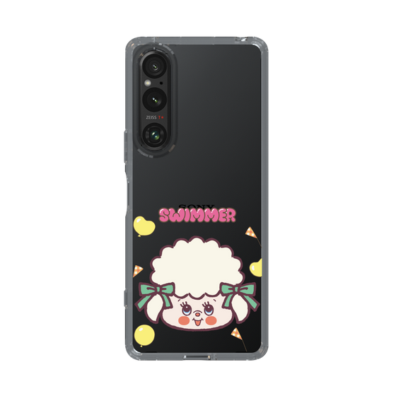 スリムプロテクションケース［ SWIMMER - フェイス - ラッフィー ］