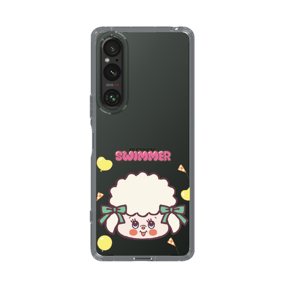 スリムプロテクションケース［ SWIMMER - フェイス - ラッフィー ］