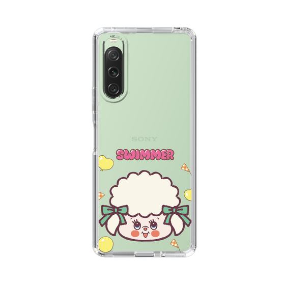 スリムプロテクションケース［ SWIMMER - フェイス - ラッフィー ］