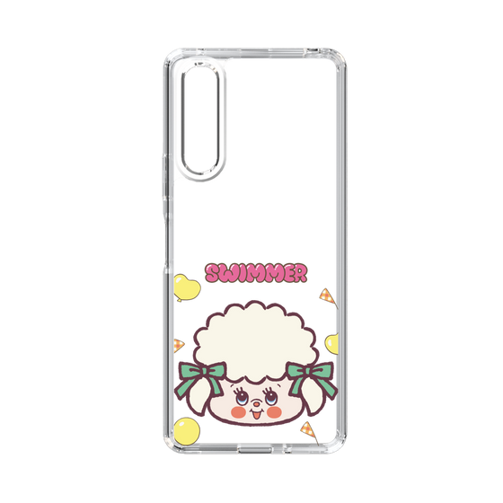 スリムプロテクションケース［ SWIMMER - フェイス - ラッフィー ］