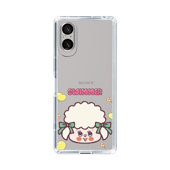 スリムプロテクションケース［ SWIMMER - フェイス - ラッフィー ］