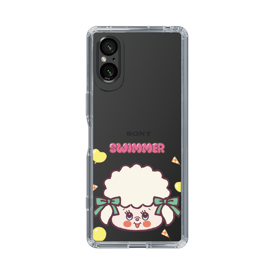 スリムプロテクションケース［ SWIMMER - フェイス - ラッフィー ］