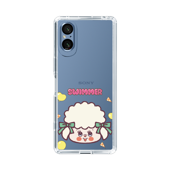 スリムプロテクションケース［ SWIMMER - フェイス - ラッフィー ］