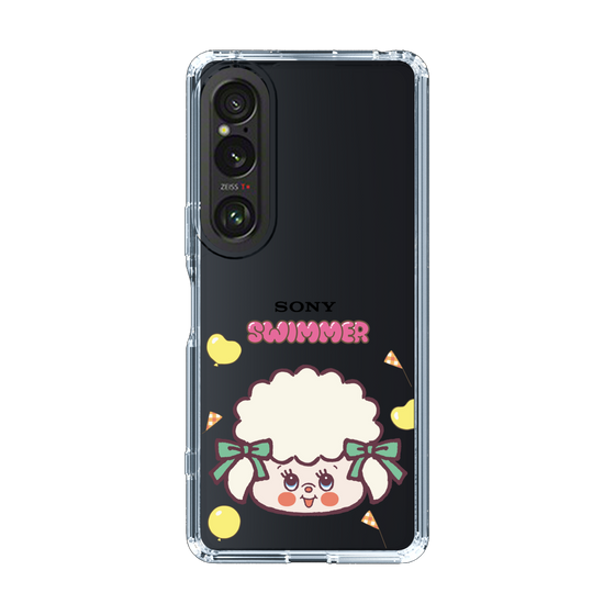 スリムプロテクションケース［ SWIMMER - フェイス - ラッフィー ］