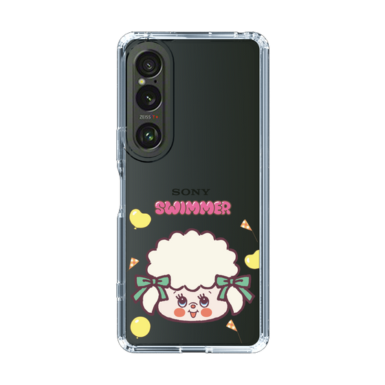 スリムプロテクションケース［ SWIMMER - フェイス - ラッフィー ］
