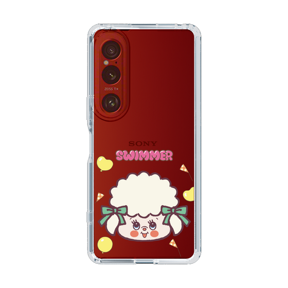 スリムプロテクションケース［ SWIMMER - フェイス - ラッフィー ］