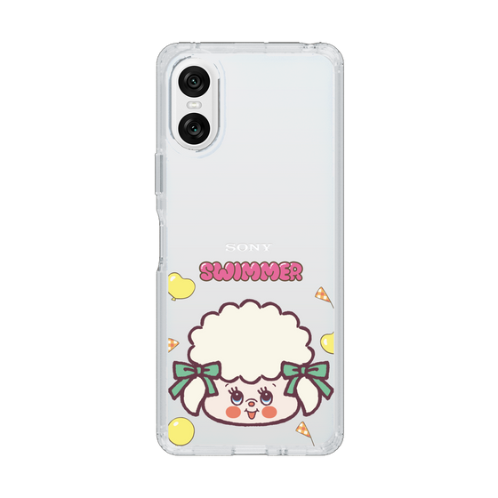 スリムプロテクションケース［ SWIMMER - フェイス - ラッフィー ］