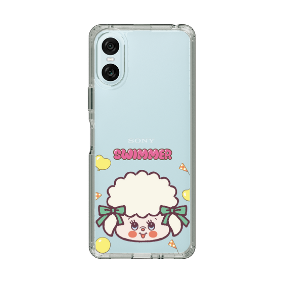 スリムプロテクションケース［ SWIMMER - フェイス - ラッフィー ］