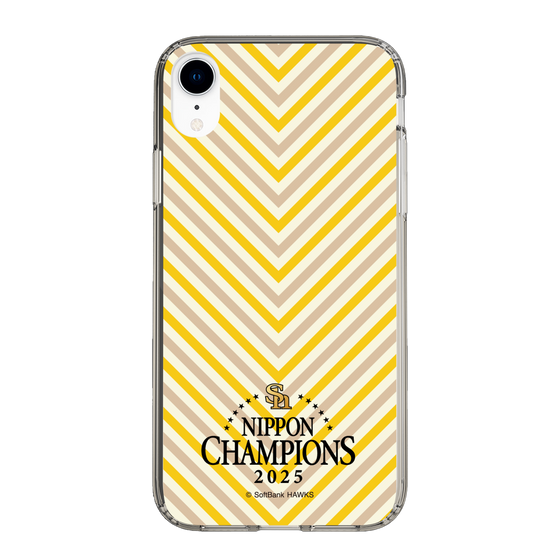 スリムプロテクションケース［ 福岡ソフトバンクホークス - NIPPON CHAMPIONS 2025 ロゴ - パターン ］