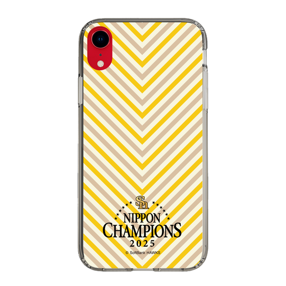 スリムプロテクションケース［ 福岡ソフトバンクホークス - NIPPON CHAMPIONS 2025 ロゴ - パターン ］