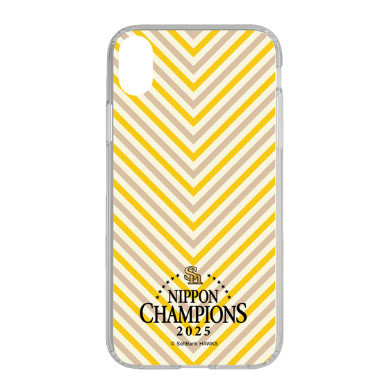 スリムプロテクションケース［ 福岡ソフトバンクホークス - NIPPON CHAMPIONS 2025 ロゴ - パターン ］