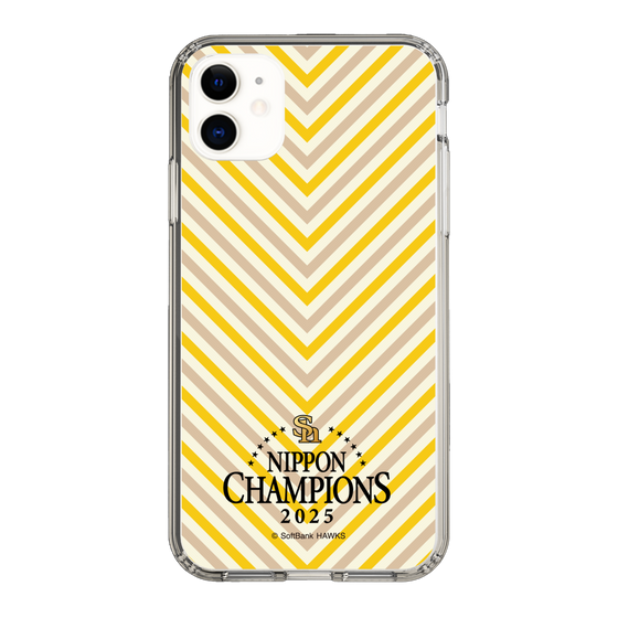 スリムプロテクションケース［ 福岡ソフトバンクホークス - NIPPON CHAMPIONS 2025 ロゴ - パターン ］