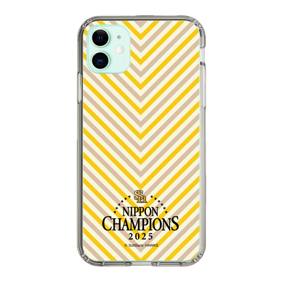 スリムプロテクションケース［ 福岡ソフトバンクホークス - NIPPON CHAMPIONS 2025 ロゴ - パターン ］