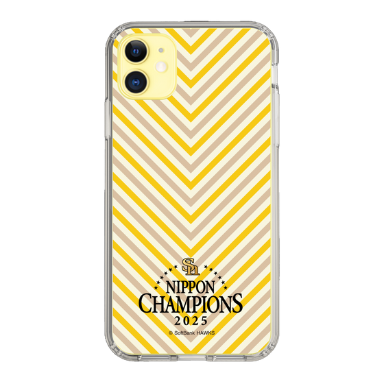 スリムプロテクションケース［ 福岡ソフトバンクホークス - NIPPON CHAMPIONS 2025 ロゴ - パターン ］