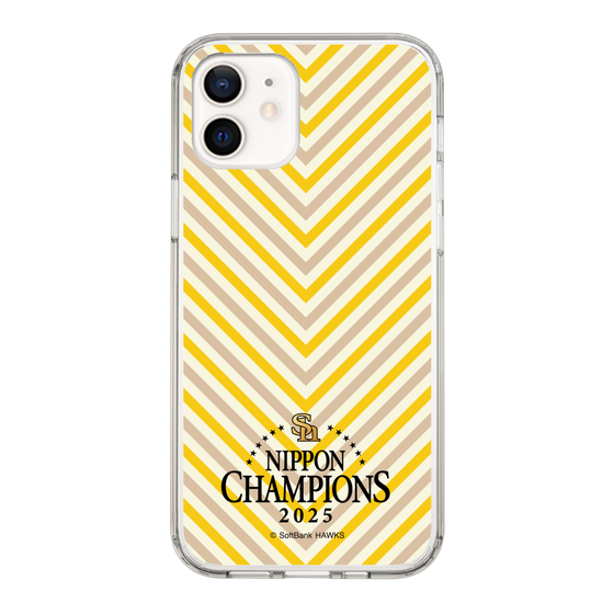 スリムプロテクションケース［ 福岡ソフトバンクホークス - NIPPON CHAMPIONS 2025 ロゴ - パターン ］