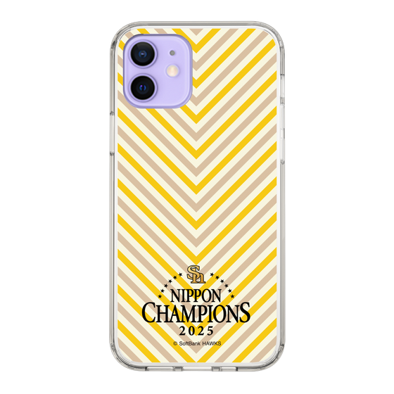 スリムプロテクションケース［ 福岡ソフトバンクホークス - NIPPON CHAMPIONS 2025 ロゴ - パターン ］