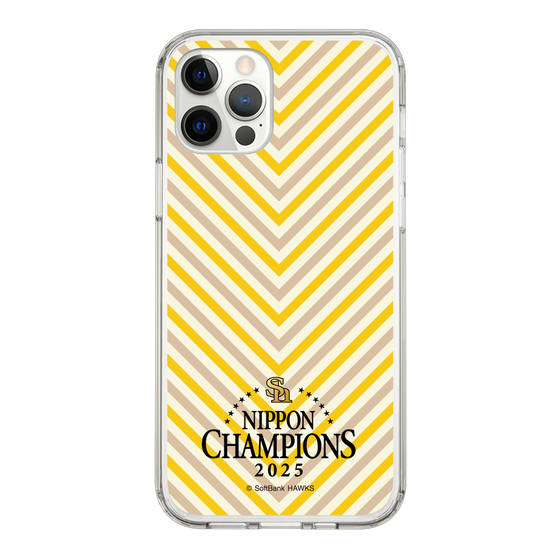 スリムプロテクションケース［ 福岡ソフトバンクホークス - NIPPON CHAMPIONS 2025 ロゴ - パターン ］
